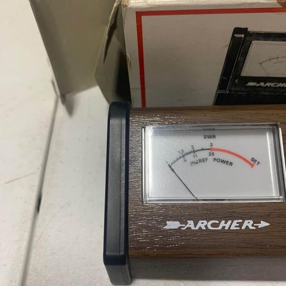 Vtg Archer 2 Position Coax Switch and SWR Meter 21-521 with Original Box - Picture 4 of 10